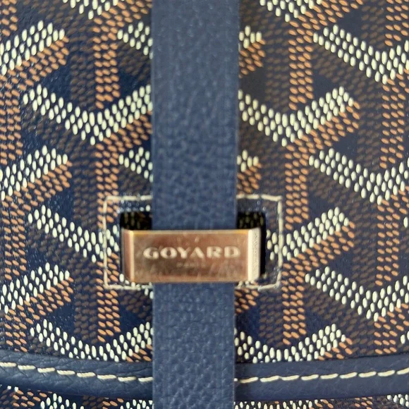 Goyard Navy Blue Belvedere PM Bag - Picture 8 of 10
